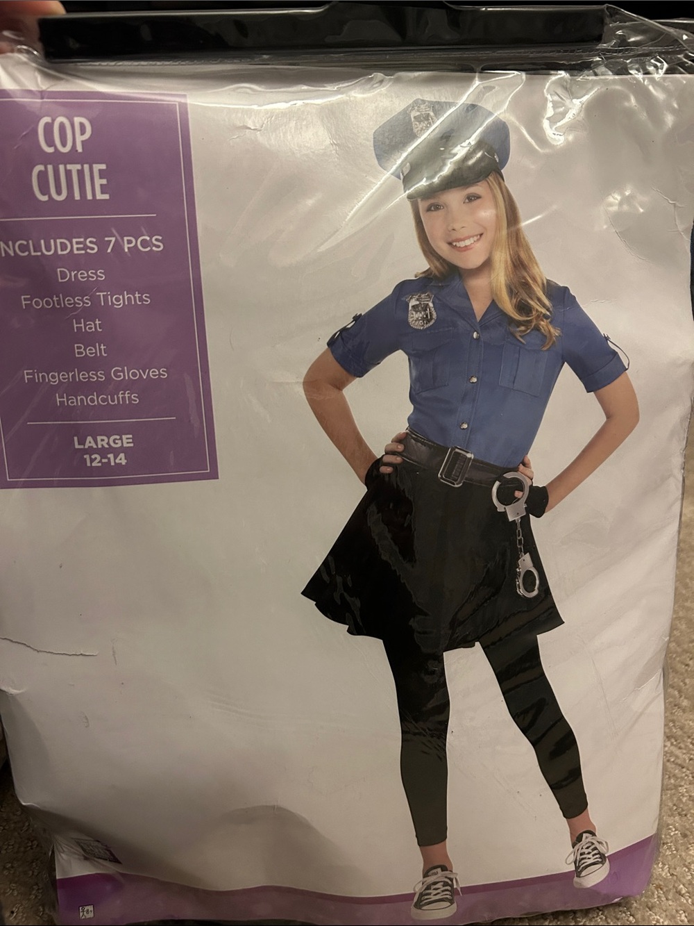 Cop Cutie Costume - Blue and Black